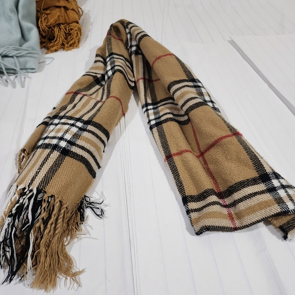 Unisex Classic Tartan Plaid Winter Scarf 💯  Cashmere Hand TAILORED / Germany - Picture 2 of 8